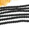 (ОПТ) Бусина каменная Рондель 17 ГРАНЁНЫЙ 4*4*2,5мм Агат чёрный натуральный (камни) (НИТЬ) Купить (ОПТ) Бусина каменная Рондель 17 ГРАНЁНЫЙ 4*4*2,5мм Агат чёрный натуральный (камни) (НИТЬ) с доставкой по России