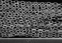 Цепочка I062 с плоским звеном 3,5*2,5мм цвет платины (Iron) (50см)