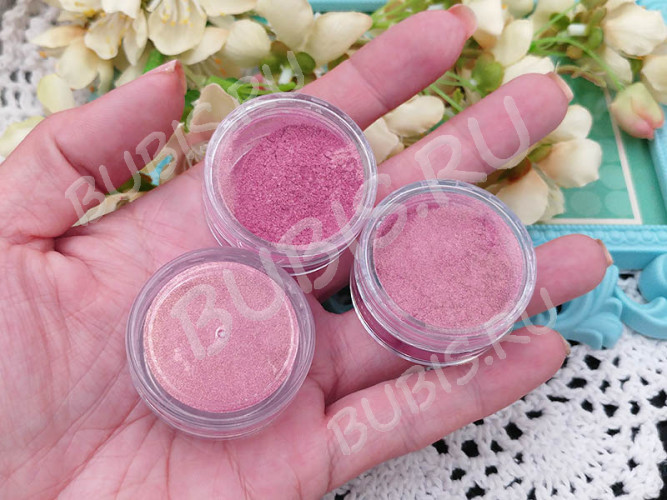 Перламутровый пигмент (mica) Bubis Crafts розовый (красители)