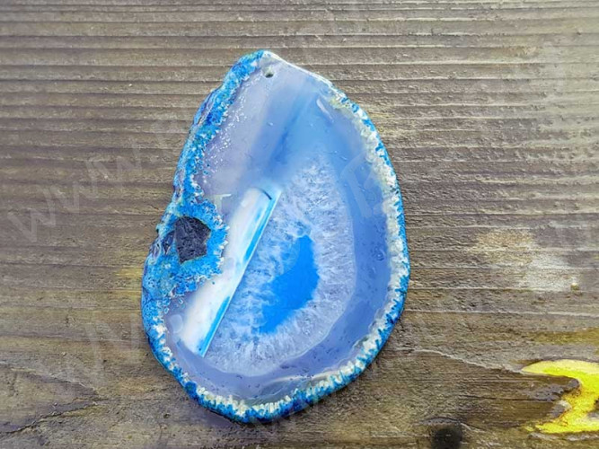 Кулон 1119 Срез Агата 69*47*4мм (камни)