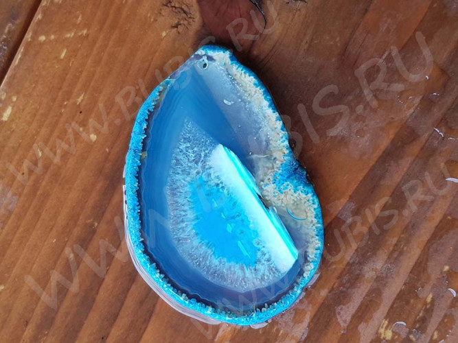 Кулон 1119 Срез Агата 69*47*4мм (камни)