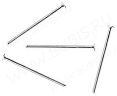 (СКИДКИ!!!) Штифт со шляпкой 20*0,7мм никель (Iron) (50шт.)