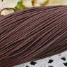Вощёный х/б шнур 1мм цвет темно-коричневый (5м) Купить Вощёный х/б шнур 1мм цвет темно-коричневый (5м) с доставкой по России