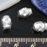 Бусина 170 Череп 03 3D 9*6,5*6,3мм серебристая (литьё) Купить Бусина 170 Череп 03 3D 9*6,5*6,3мм серебристая (литьё) с доставкой по России