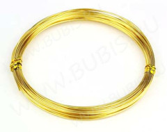 Проволока алюминиевая 11 толщина 1мм золотистая (алюминий) (5м)