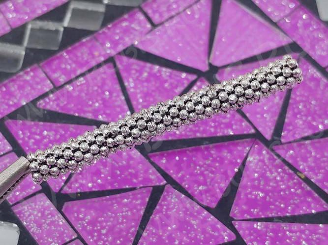 Рондели 088 шарики 5*5*1,5мм античное серебро (литьё) (10шт.)