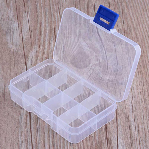 Контейнер для хранения 32 на 8 секций 10,5*6,7*2,3см прозрачный (оргстекло)