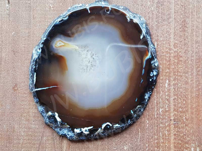 Кулон 1122 Срез Агата 72*65*4мм (камни)