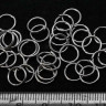 Купить Колечки обычные 8*0,9мм цвет платины никель (Iron) (100шт.) с доставкой по России
