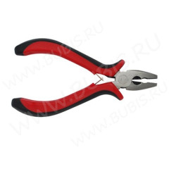 Плоскогубцы 06 с кусачками 120мм с черно-красными ручками (инструменты для бижутерии)