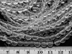 (СКИДКИ!!!) Бусина округлая 6мм прозрачная (стекло) (НИТЬ)