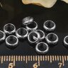 Кольцо декоративное 42 простое Рондель Бублик 4*4*1,5мм цвет платины (Хирургическая сталь) (20шт) Купить Кольцо декоративное 42 простое Рондель Бублик 4*4*1,5мм цвет платины (Хирургическая сталь) (20шт) с доставкой по России