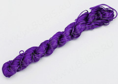 Нейлоновый шнур 04 1мм лиловый (1м)