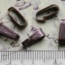 Купить Держатель кулона 019 Скоба овальная 11*4,3*4,2мм античная медь (Brass) (20шт) с доставкой по России