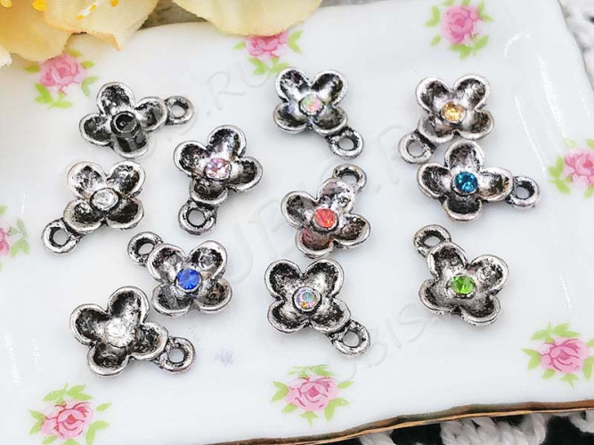 Ювелирные стразы 2,2мм св.золотистые (стекло) (10шт.)