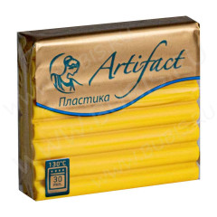 Полимерная глина Артефакт 1312 Спелый банан классический 56г.