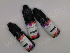 Краситель 02 Алкогольные чернила спиртовые Чёрный Black (Alcohol Ink)(10мл)