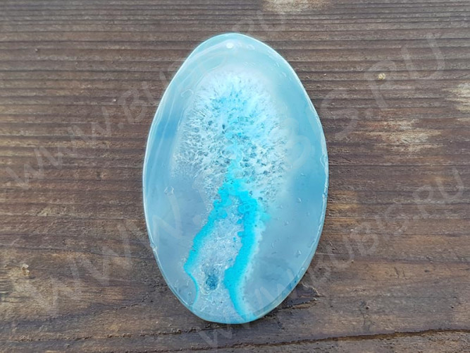 Кулон 1120 Срез Агата 76*47*4мм (камни)