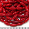 Купить Бусина каменная Рис 10 8,5-9*4,1-4,4мм Коралл красный натуральный (камни) (НИТЬ) с доставкой по России