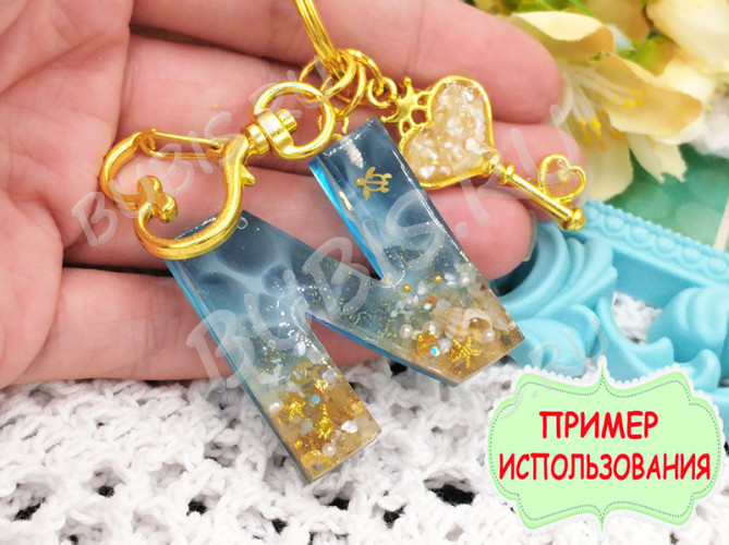 Штифт винтовой 01 толстый 10*5*1,3мм золотистый (Iron) (10шт.)