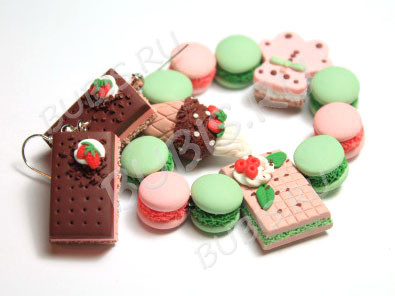 Набор полимерной глины Артефакт 7504-55-31 Сладости с фурнитурой и инструкцией