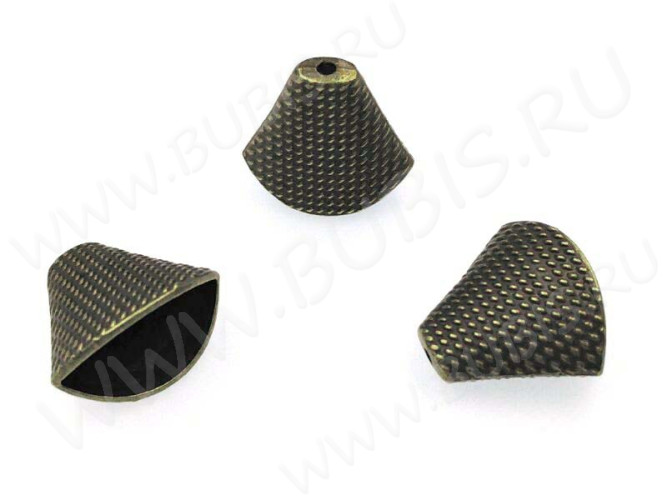 241 Шапочка-наконечник 20*19*12мм античная бронза (литьё)