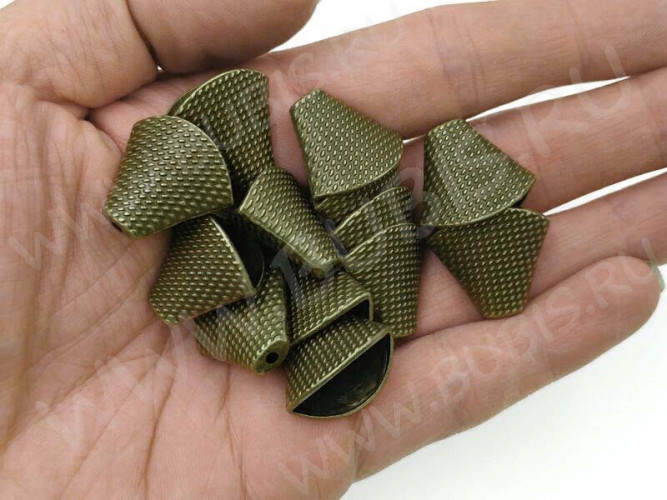 241 Шапочка-наконечник 20*19*12мм античная бронза (литьё)