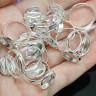 Основа (заготовка) для кольца 103 17мм с сеттингом 12мм серебристая (Brass) Купить Основа (заготовка) для кольца 103 17мм с сеттингом 12мм серебристая (Brass) с доставкой по России