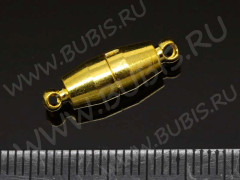 Магнитный замочек №23 с петельками 19*6*6мм золотистый (Brass)