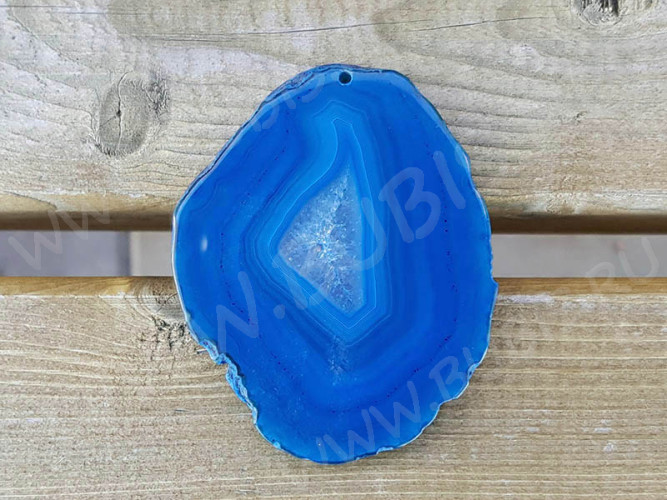 Кулон 1123 Срез Агата 59*45*4,5мм (камни)