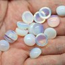 Купить Кабошон каменный 057 Круг 10*10*5мм Лунный камень синт. (Опалит) (камни) с доставкой по России