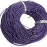 Купить Шнур кожаный 02 воловья кожа круглый 1,5мм св.фиолетовый (1м) с доставкой по России