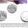 Кабошон декоративный 16 Круг с кристаллами 12*12*4,5мм серебристо-белый непрозрачный (резин) Купить Кабошон декоративный 16 Круг с кристаллами 12*12*4,5мм серебристо-белый непрозрачный (резин) с доставкой по России