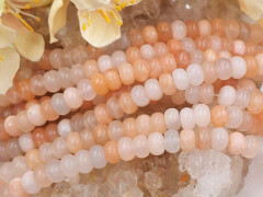 (ОПТ) Бусина каменная Рондель 24 6,5*6,5*4мм Солнечный камень натуральный (камни) (НИТЬ)