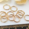 Колечки одинарные обычные 6*0,7мм светлое золото (Iron) (100шт) Купить Колечки одинарные обычные 6*0,7мм светлое золото (Iron) (100шт) с доставкой по России