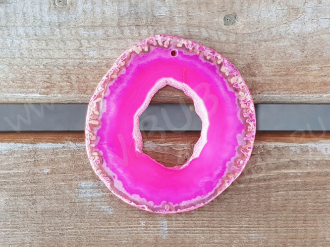 Кулон 1127 Срез Агата 56*52*4мм (камни)