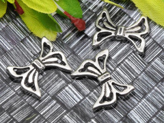 (СКИДКИ!!!) Крылья 18 3D Бабочки 20*16,5*4мм античное серебро (литьё) (10шт.)