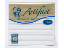 Полимерная глина Артефакт 101 белый классический 56г.