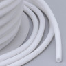 Купить (СКИДКИ!!!) Полиуретановый шнур 14-К 2мм ПОЛЫЙ белый матовый (катушка ок.48м) с доставкой по России
