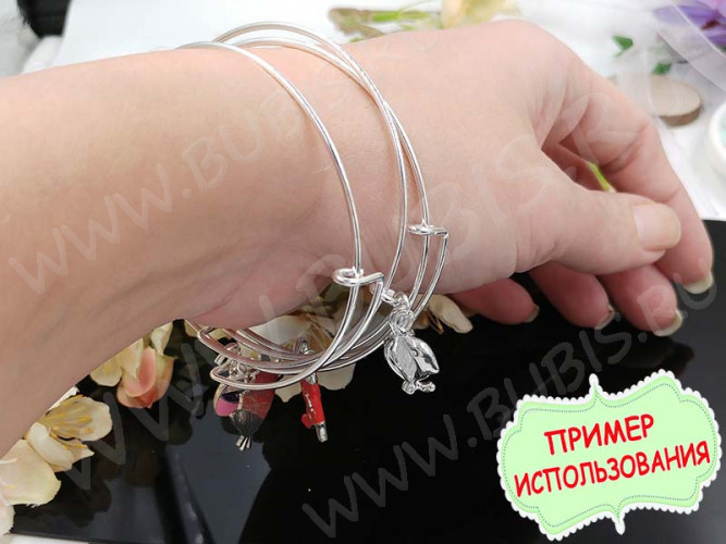 Подвеска Сундучок 07 3D Дельфинчики 22*13*9мм серебристый (Brass)