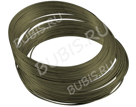 Мемори проволока - пружина - основа для браслета 55*1мм античная бронза (10 витков)