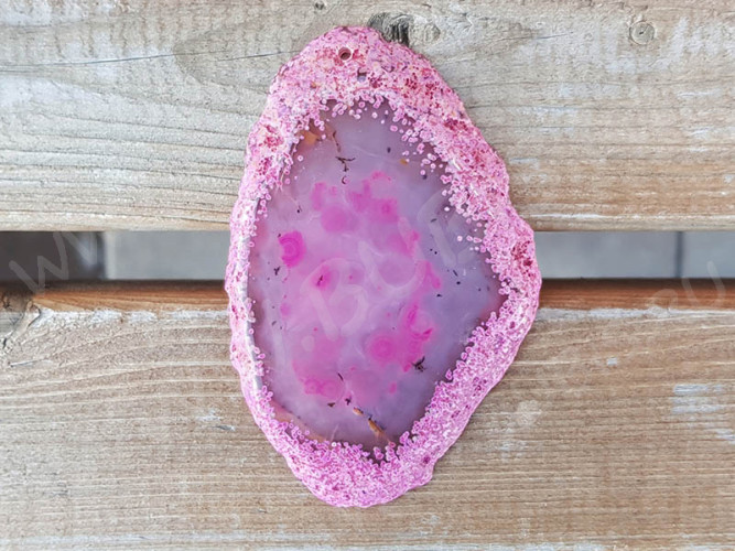 Кулон 1126 Срез Агата 77*51*4мм (камни)