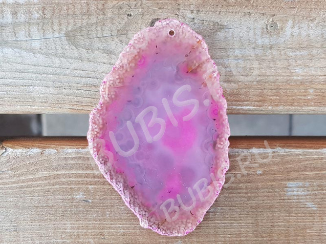 Кулон 1126 Срез Агата 77*51*4мм (камни)