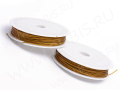 (СКИДКИ!!!) Катушка Ланки 1мм золотистая (ок 8м)