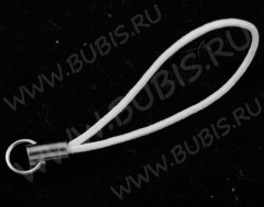 (СКИДКИ!!!) Шнурок для мобильного телефона без карабина 45мм белый (10шт.)