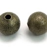 Купить (СКИДКИ!!!) Бусина Шарик металлический "сахарный" 6мм античная бронза (Brass) (10шт) с доставкой по России