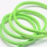 Купить Замшевый шнур 03 плоский 3*1,5мм салатовый (1м) с доставкой по России