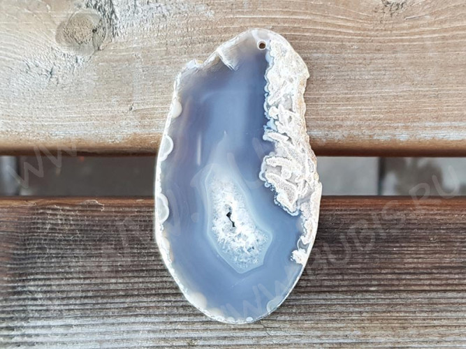 Кулон 1125 Срез Агата 76*43*4,5мм (камни)