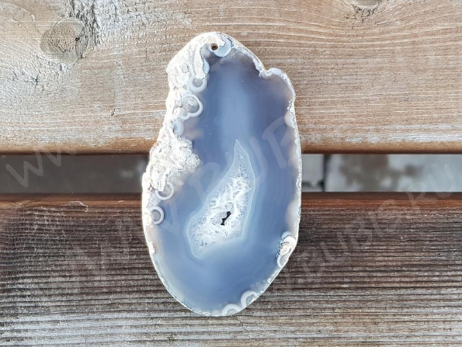 Кулон 1125 Срез Агата 76*43*4,5мм (камни)