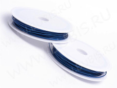 (СКИДКИ!!!) Катушка Ланки 1мм синий (ок 8м)